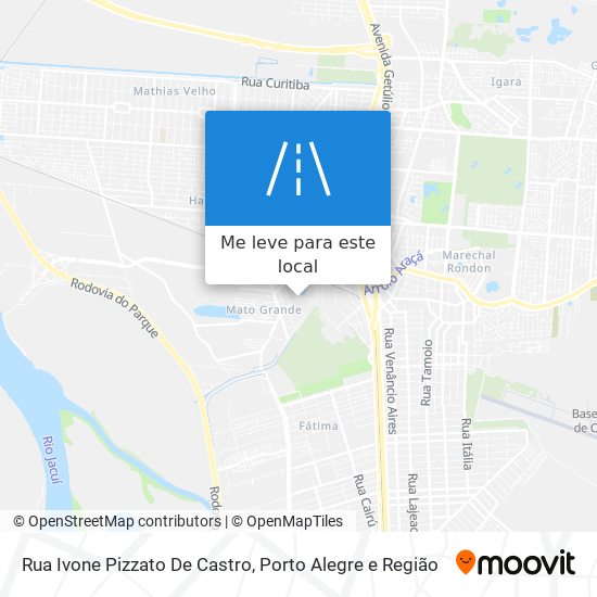 Rua Ivone Pizzato De Castro mapa