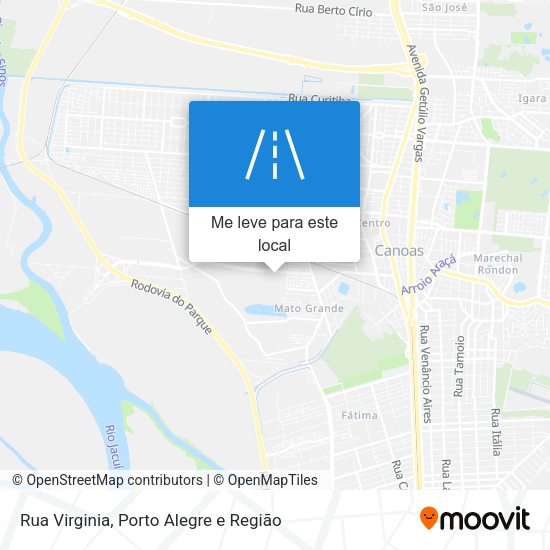 Rua Virginia mapa