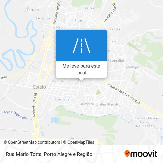 Rua Mário Totta mapa