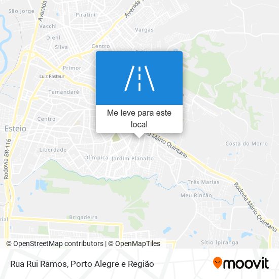 Rua Rui Ramos mapa