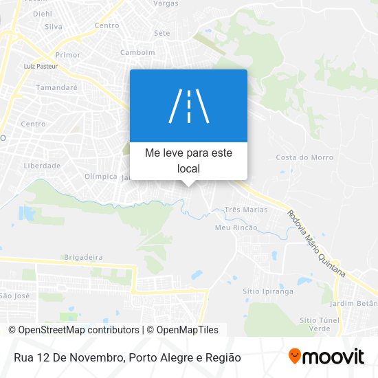 Rua 12 De Novembro mapa