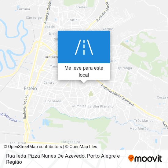 Rua Ieda Pizza Nunes De Azevedo mapa