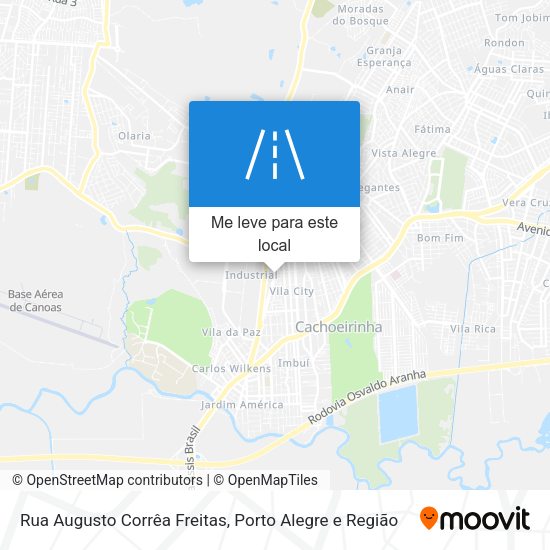 Rua Augusto Corrêa Freitas mapa