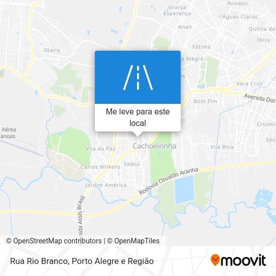Rua Rio Branco mapa