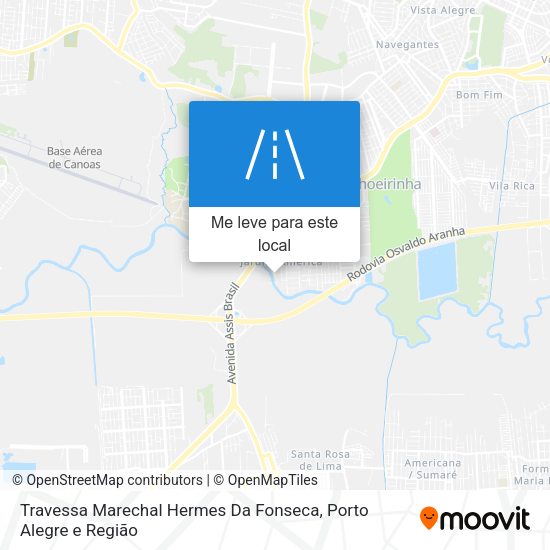 Travessa Marechal Hermes Da Fonseca mapa