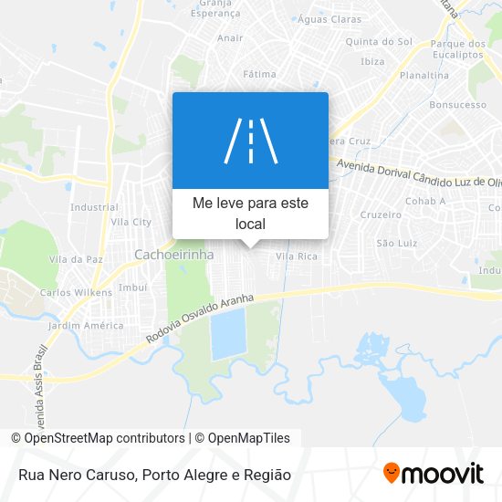Rua Nero Caruso mapa
