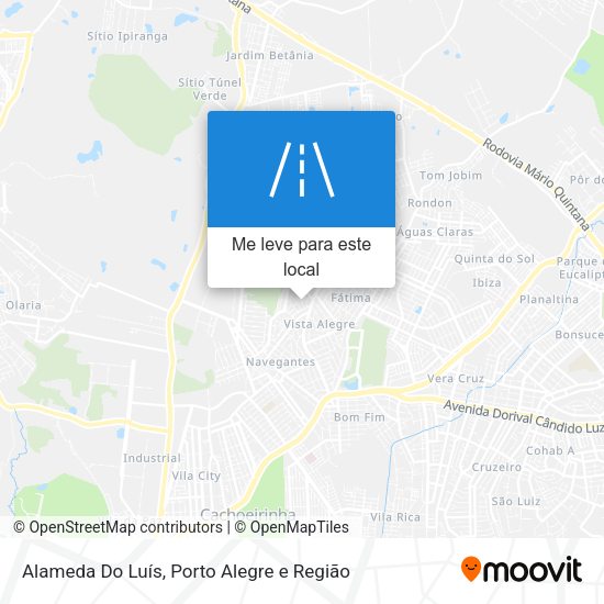Alameda Do Luís mapa