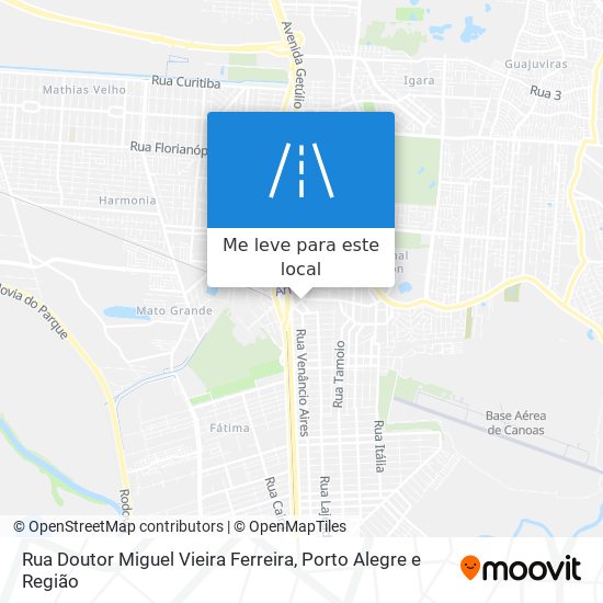 Rua Doutor Miguel Vieira Ferreira mapa