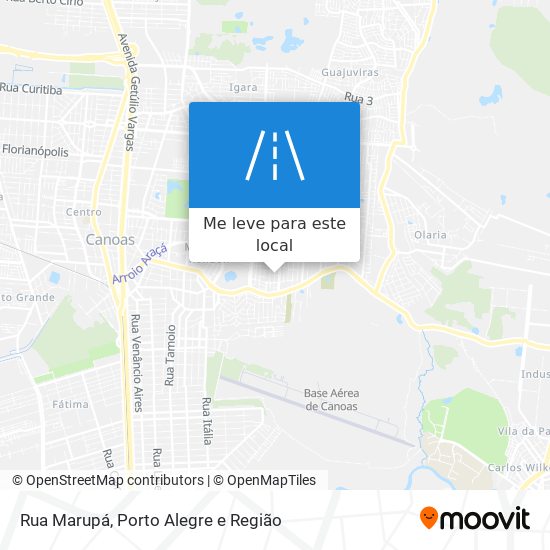 Rua Marupá mapa