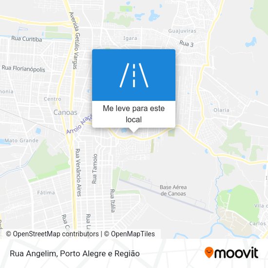 Rua Angelim mapa