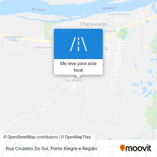 Rua Cruzeiro Do Sul mapa