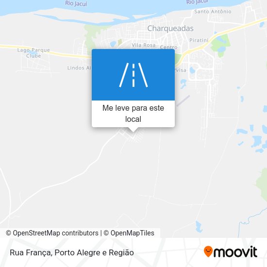Rua França mapa