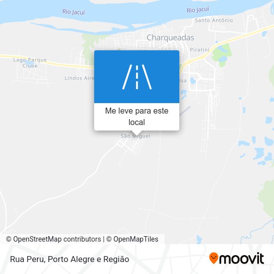 Rua Peru mapa