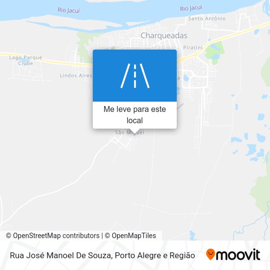Rua José Manoel De Souza mapa