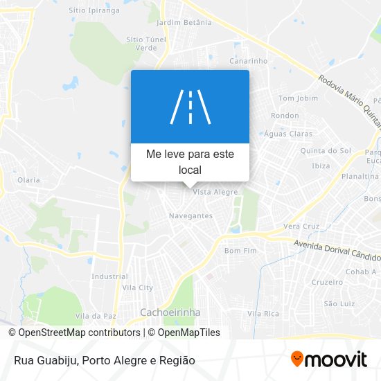 Rua Guabiju mapa