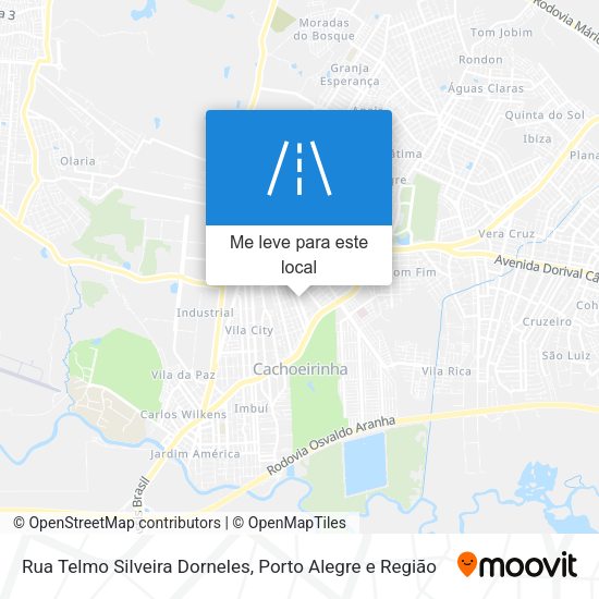Rua Telmo Silveira Dorneles mapa