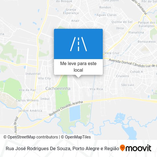 Rua José Rodrigues De Souza mapa