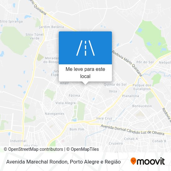 Avenida Marechal Rondon mapa