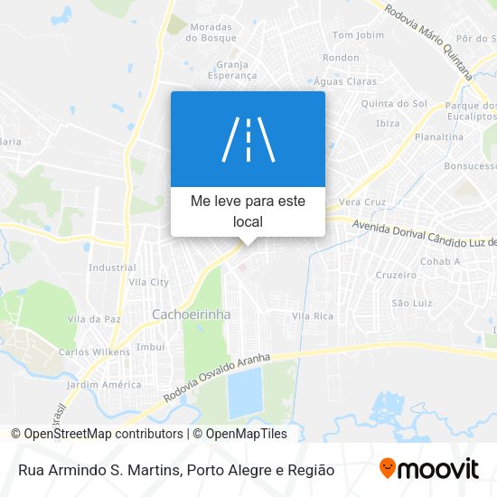 Rua Armindo S. Martins mapa