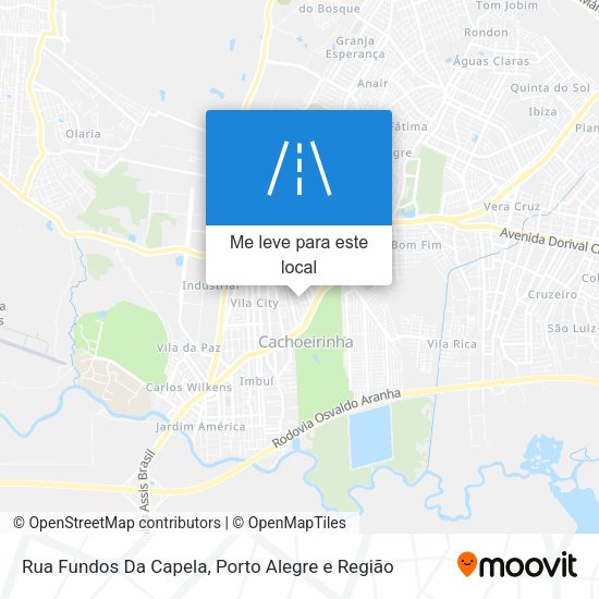 Rua Fundos Da Capela mapa