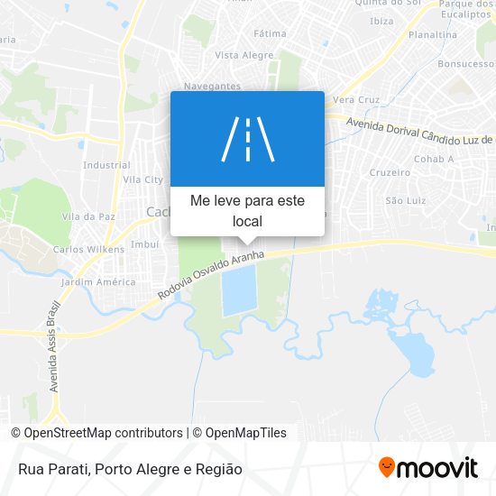 Rua Parati mapa