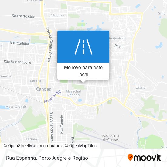 Rua Espanha mapa