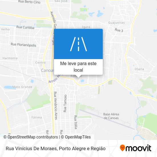 Rua Vinícius De Moraes mapa
