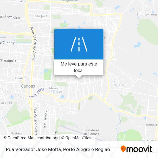 Rua Vereador José Motta mapa