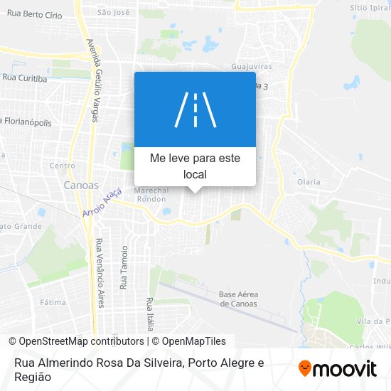 Rua Almerindo Rosa Da Silveira mapa
