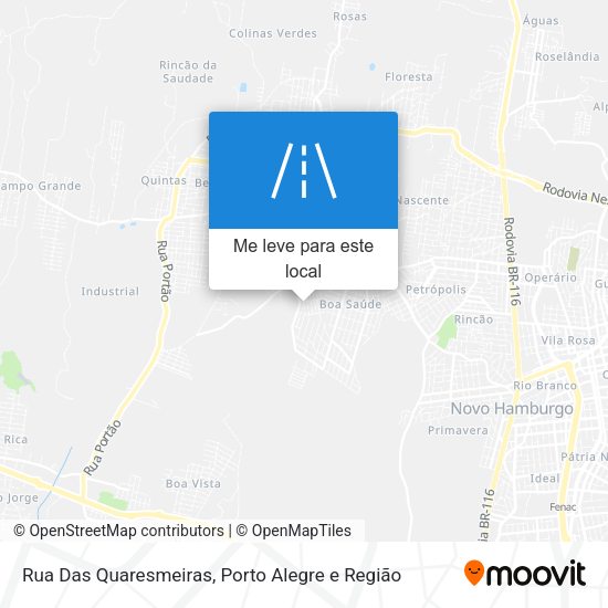Rua Das Quaresmeiras mapa