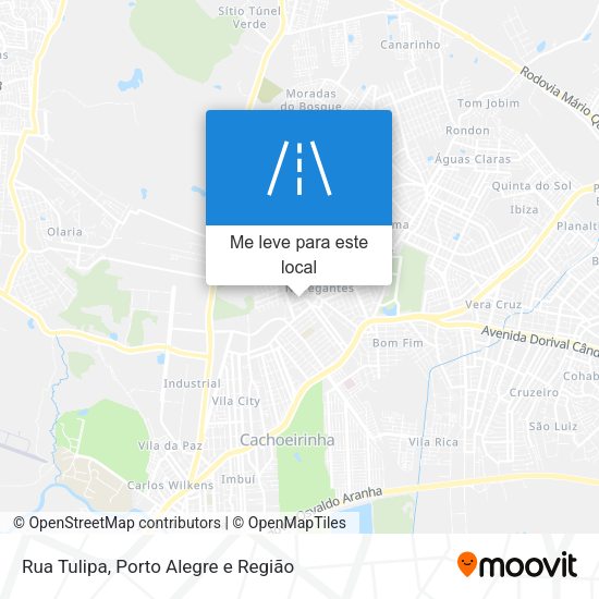 Rua Tulipa mapa
