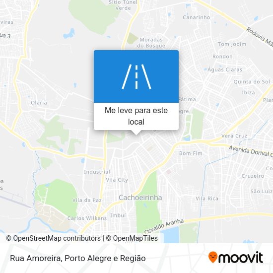 Rua Amoreira mapa
