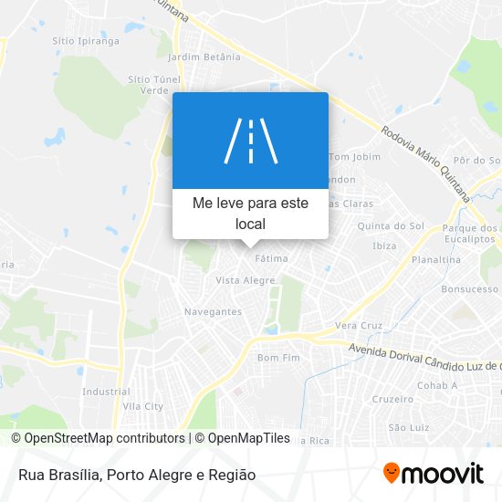 Rua Brasília mapa