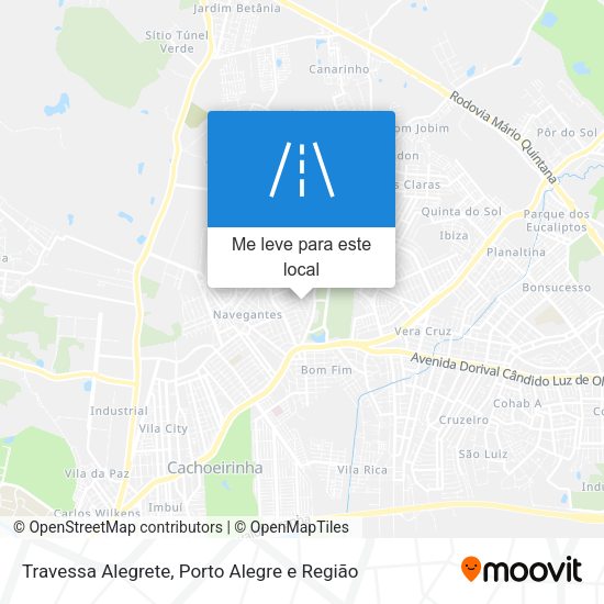 Travessa Alegrete mapa