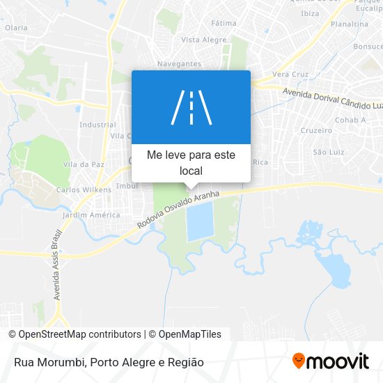 Rua Morumbi mapa