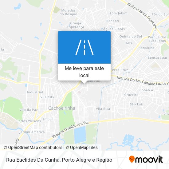 Rua Euclides Da Cunha mapa