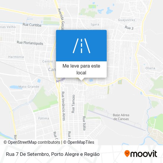 Rua 7 De Setembro mapa