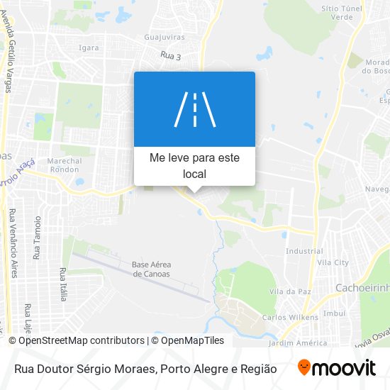Rua Doutor Sérgio Moraes mapa
