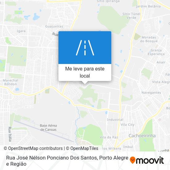 Rua José Nélson Ponciano Dos Santos mapa