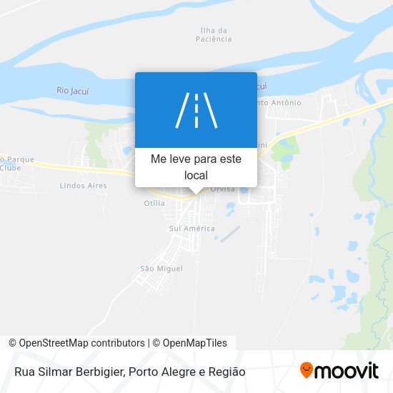 Rua Silmar Berbigier mapa