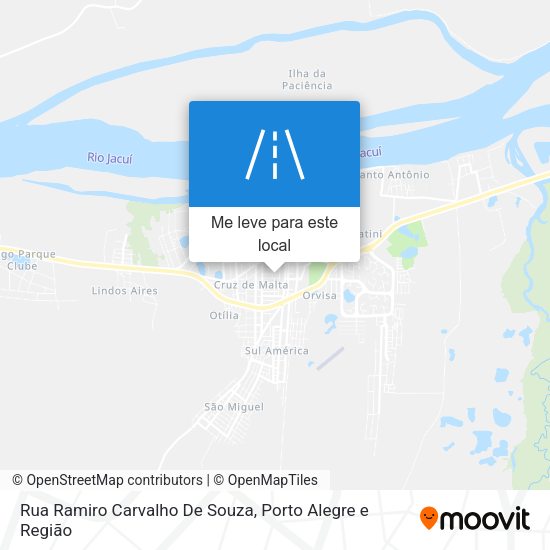 Rua Ramiro Carvalho De Souza mapa
