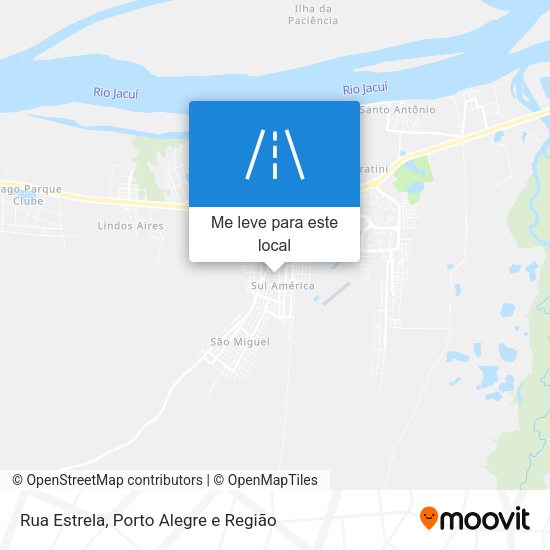 Rua Estrela mapa