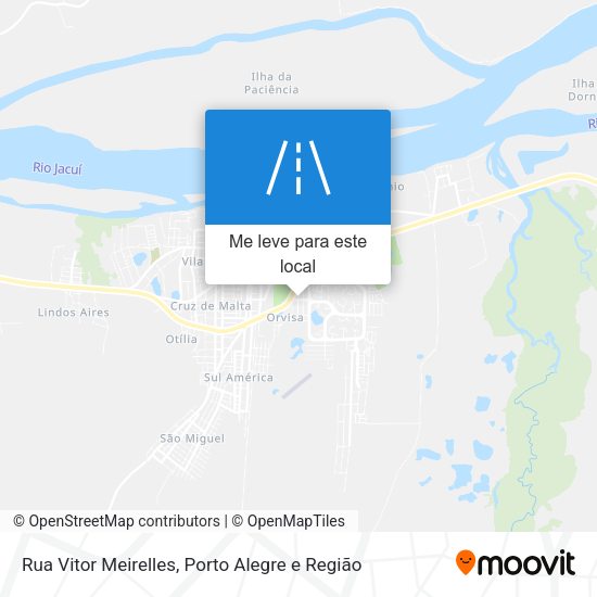 Rua Vitor Meirelles mapa