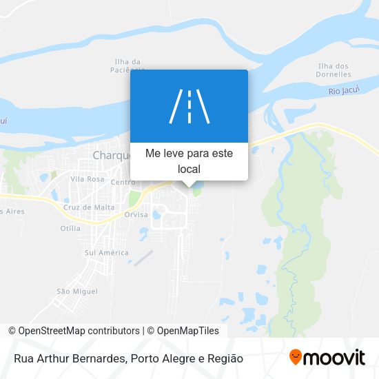 Rua Arthur Bernardes mapa