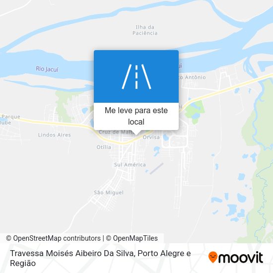 Travessa Moisés Aibeiro Da Silva mapa
