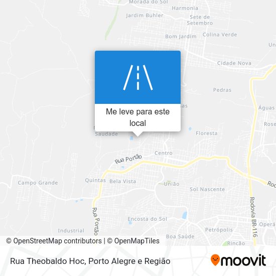 Rua Theobaldo Hoc mapa