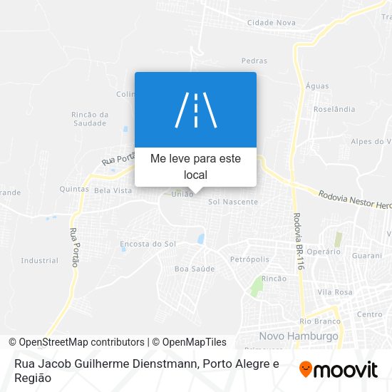 Rua Jacob Guilherme Dienstmann mapa