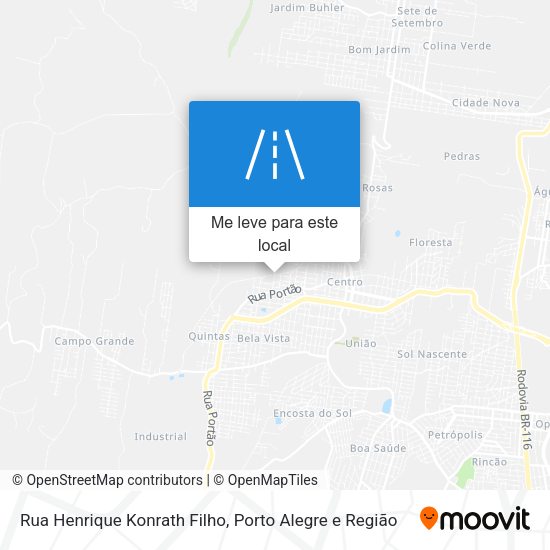 Rua Henrique Konrath Filho mapa