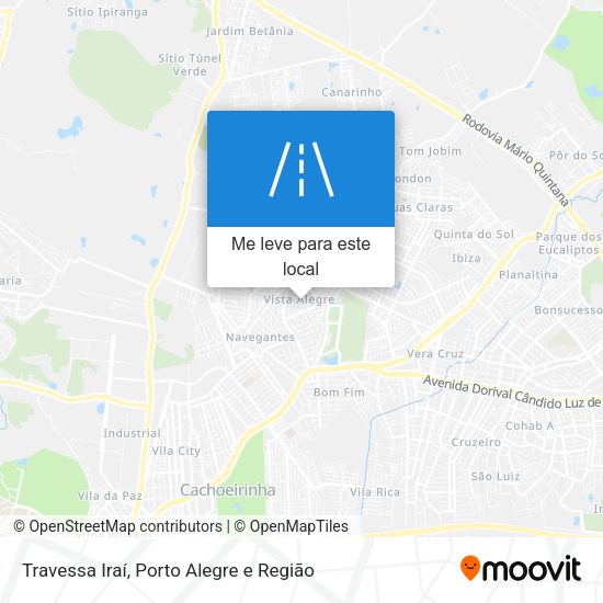 Travessa Iraí mapa
