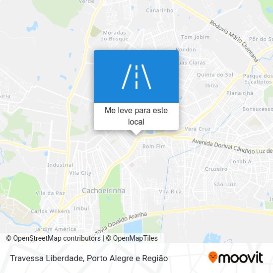 Travessa Liberdade mapa